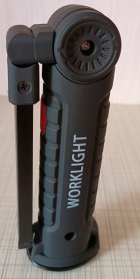 WORK LAMP RECHARGEABLE | ALUMINUM + ABS + RUBBER | 3W COB | USB (FD-8652)