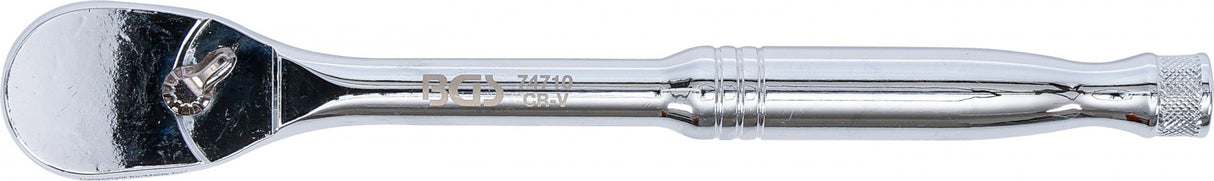 RATCHETING SPANNER WITH REVERSING LEVER | 10 MM (3/8") | CRV | FINE-TOOTH (74710)