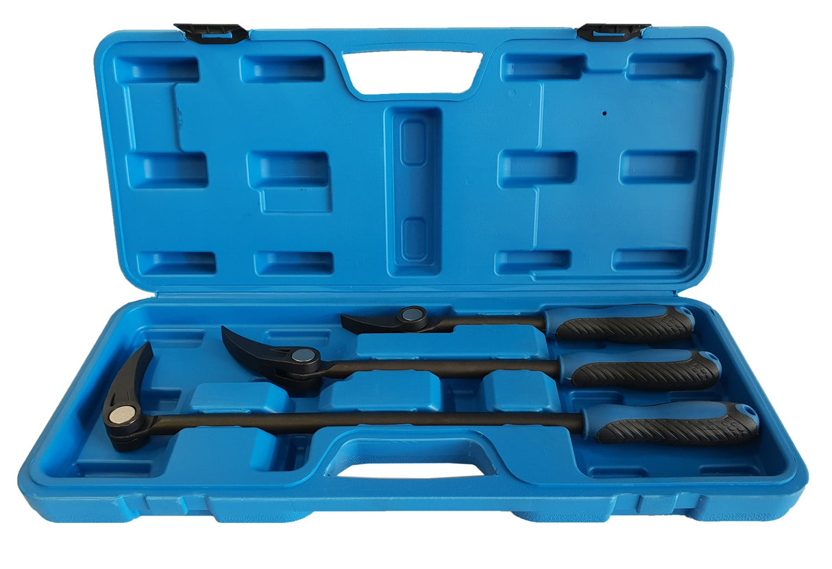 TIRE LEVER SET | TELESCOPIC WITH FLEX HANDLE | 11 DIRECTIONS | 3 PCS. (APB3S)