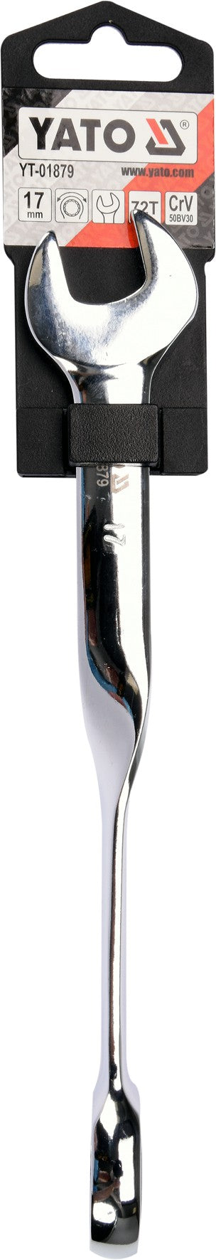 X HANDLE COMBINATION RATCHET WRENCH 17MM (YT-01879)