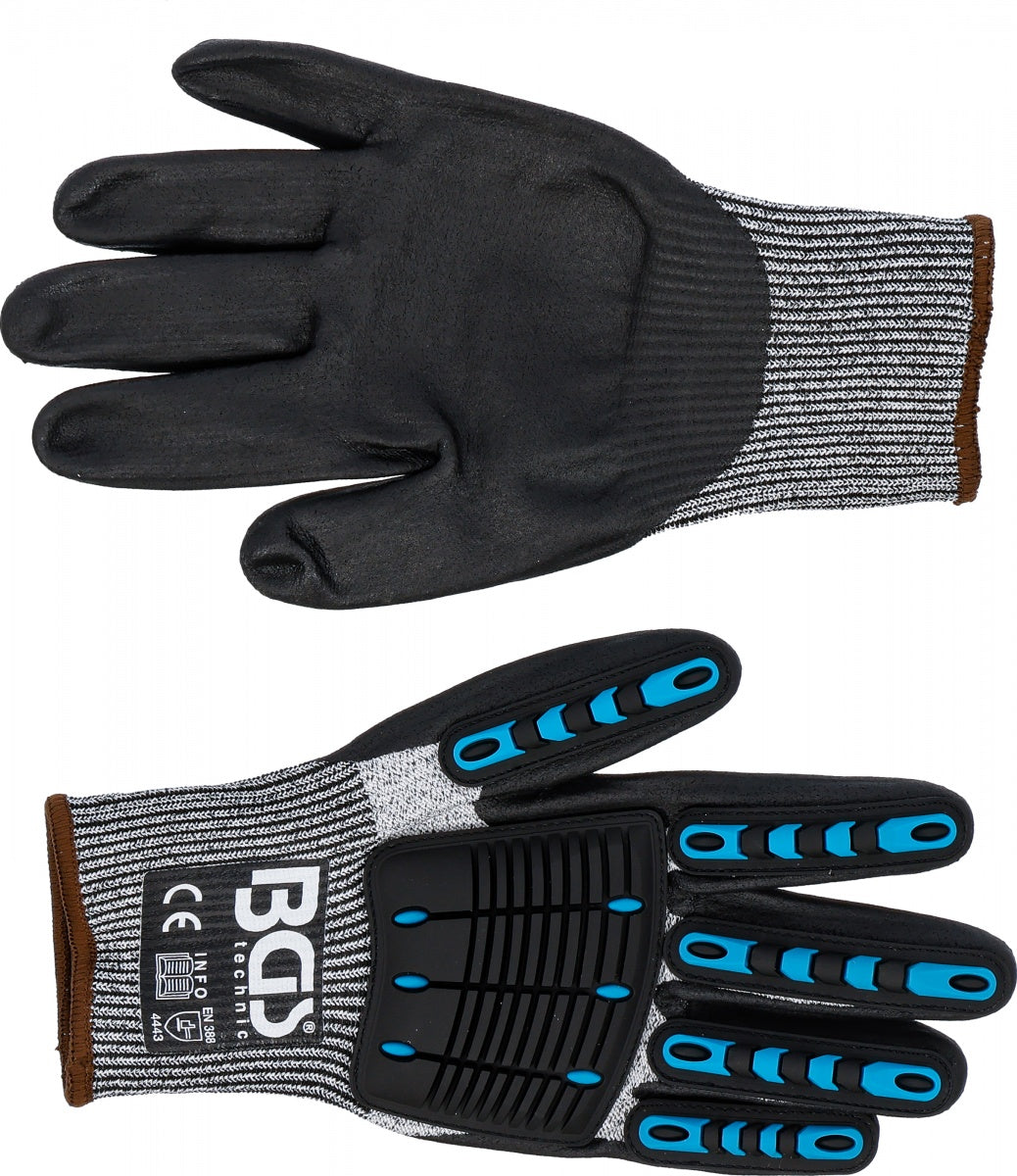 MECHANIC'S SAFETY GLOVES | CUT-RESISTANT | SIZE 10 (XL) (4542)