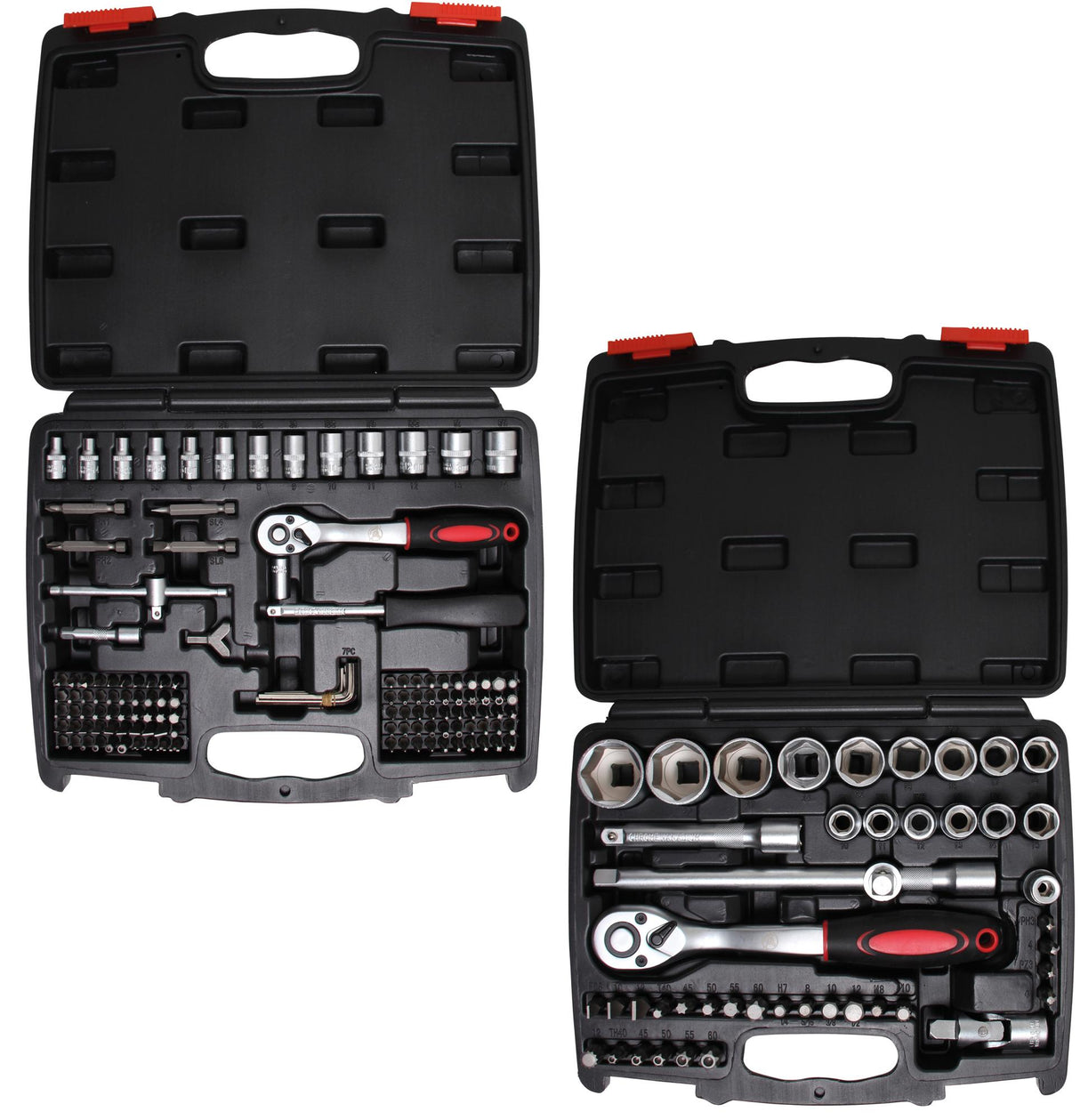 SOCKET SET | 6.3 MM (1/4") / 12.5 MM (1/2") DRIVE | 174 PCS. (9191)