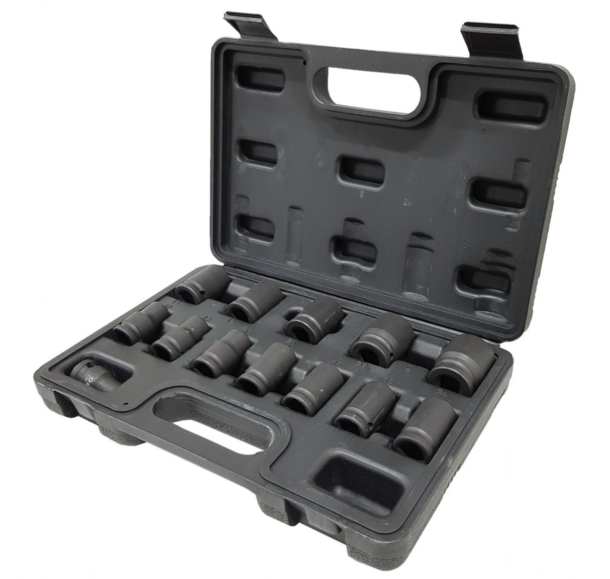 IMPACT SOCKET SET, HEX | 12.5 MM (1/2") | 10 - 24 MM | 13 PCS. (SK12014)