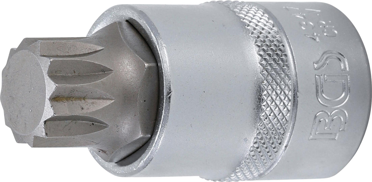 BIT SOCKET | 12.5 MM (1/2") DRIVE | SPLINE (FOR XZN) M18 (4347)