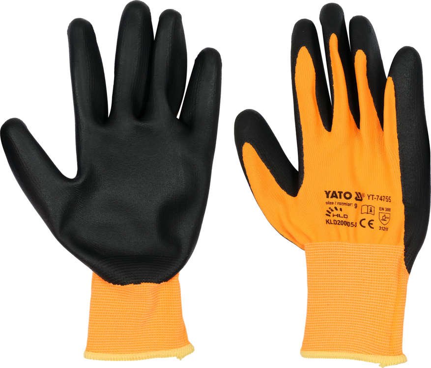SAFETY GLO. TOUCHSCREEN FING. NITR S. 9 (YT-74755)