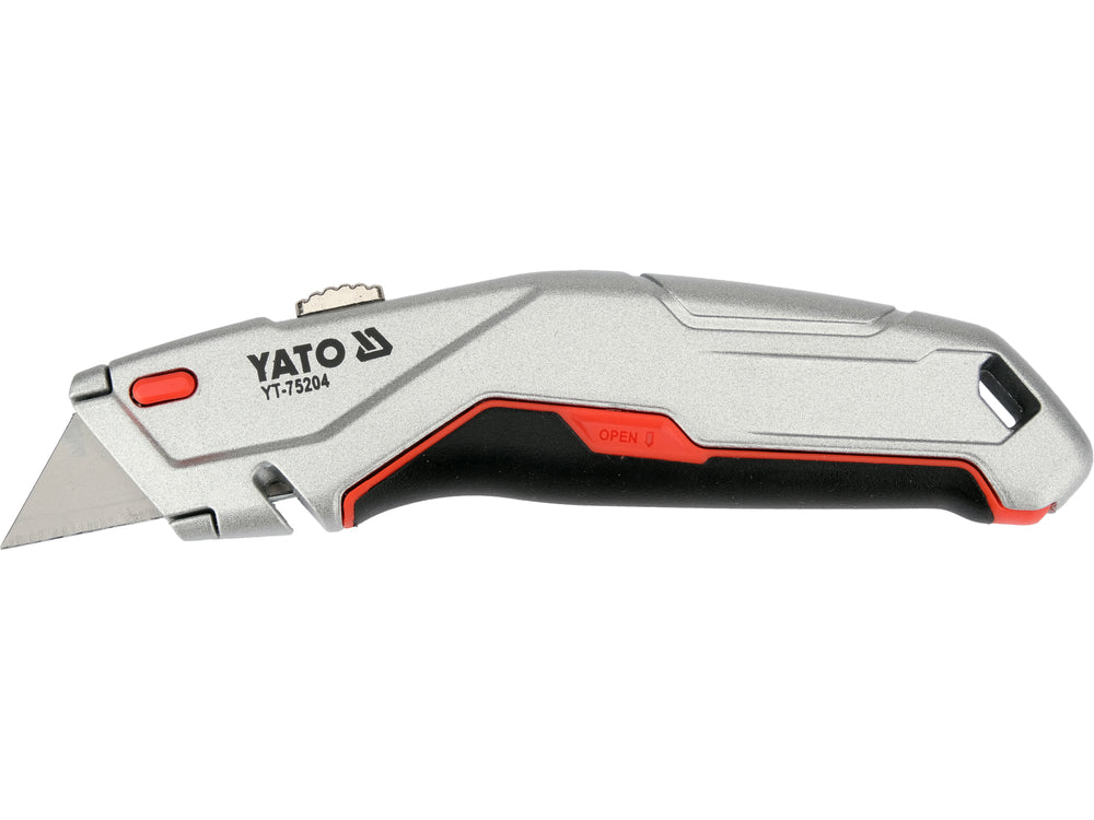 UTILITY KNIFE WITH TRAPEZOID BLADE (YT-75204)