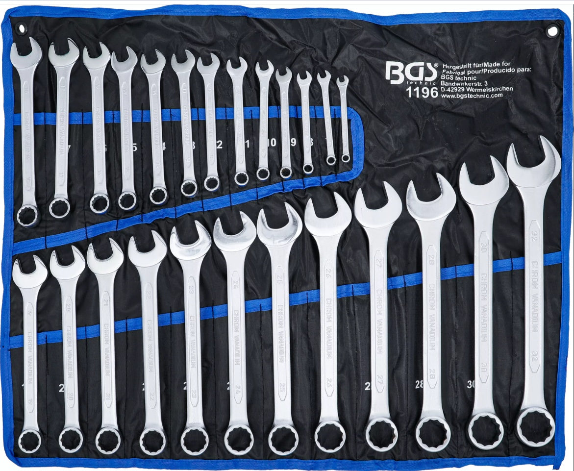 COMBINATION SPANNER SET | 6 - 32 MM | 25 PCS. (1196)