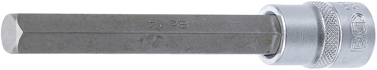 BIT SOCKET | LENGTH 140 MM | 12.5 MM (1/2") DRIVE | INTERNAL HEXAGON 14 MM (4274)