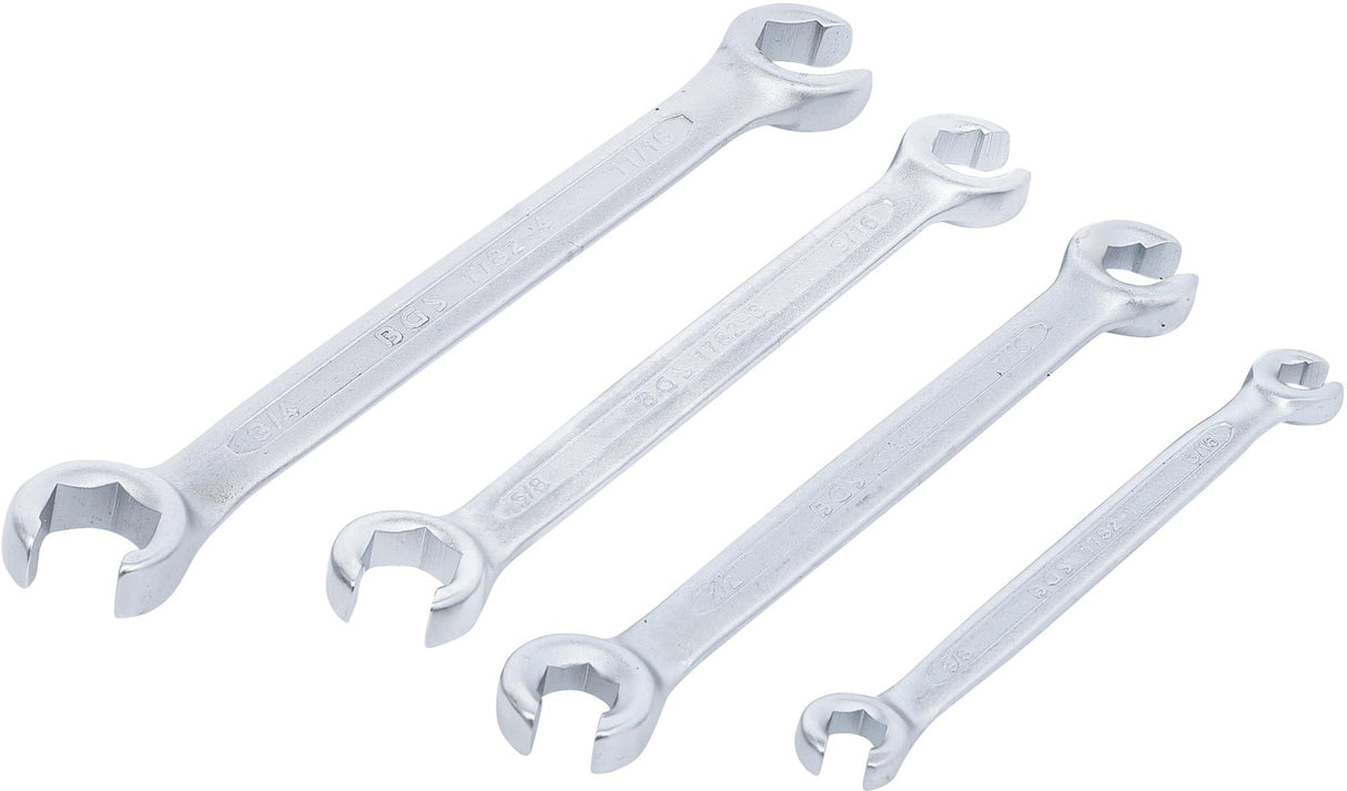 DOUBLE RING SPANNER SET, OPEN TYPE | INCH SIZES | 4 PCS. (1782)