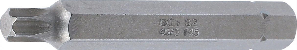 BIT | LENGTH 75 MM | 10 MM (3/8") DRIVE | T-STAR (FOR TORX) T45 (4573)