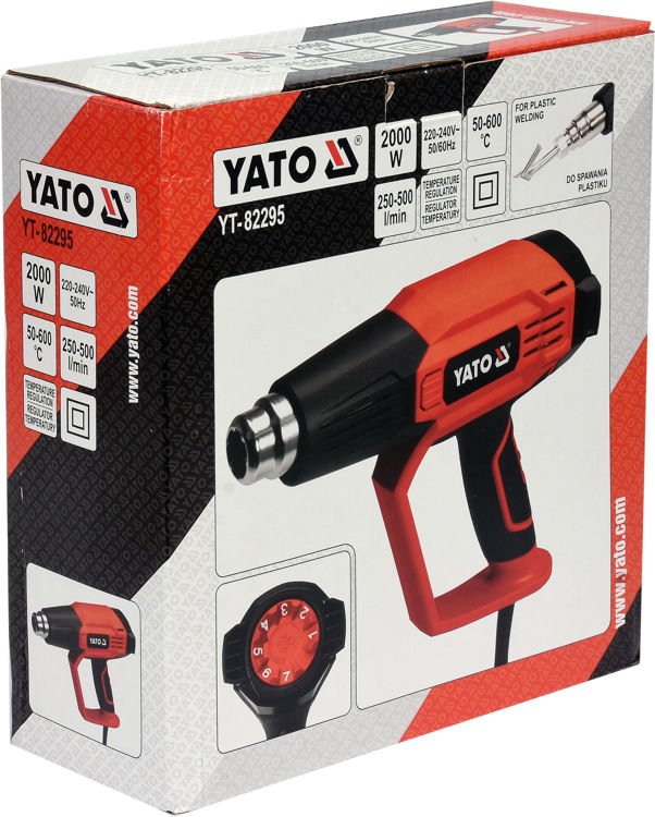 HEAT GUN 2000W 50-600C 3-SPEED (YT-82295)