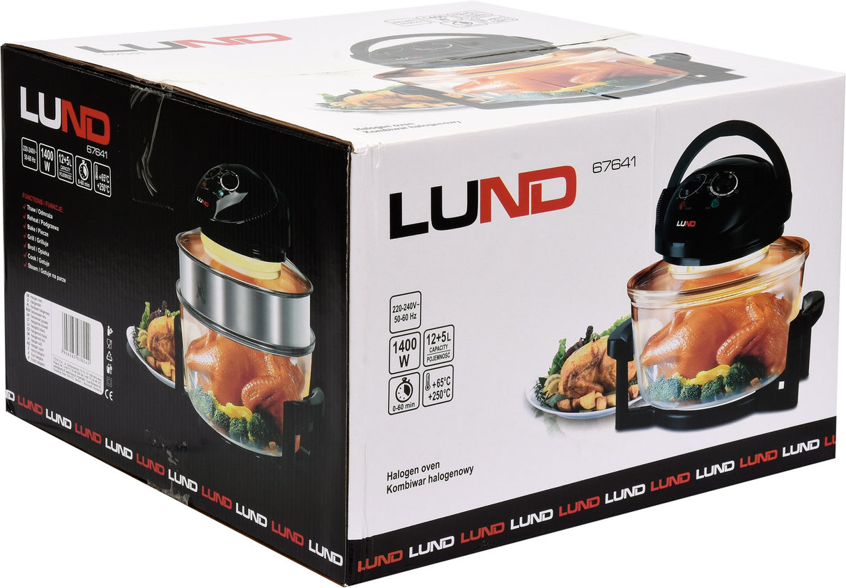 HALOGEN OVEN 17L BLACK (67641)
