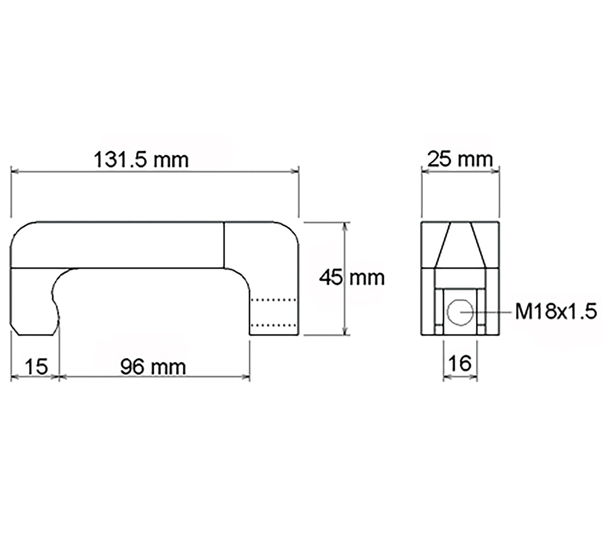 INJECTOR PULLER HOOK | 16 MM (7777-3)