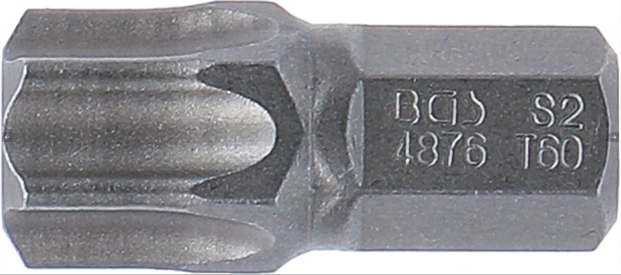 BIT | LENGTH 30 MM | 10 MM (3/8") DRIVE | T-STAR (FOR TORX) T60 (4876)