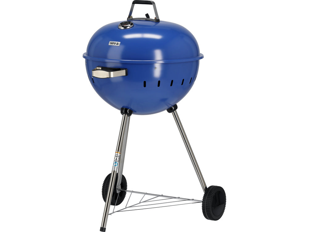 CHARCOAL BBQ, ROUNDED, 54CM BLUE (YG-20302)