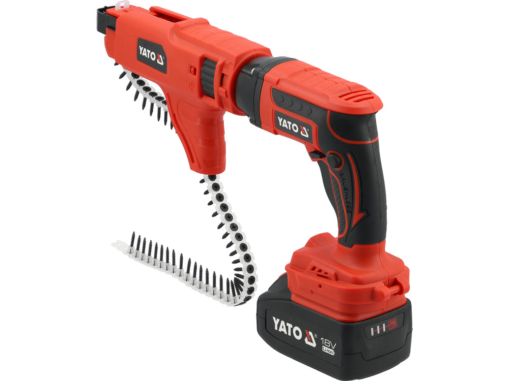 DRYWALL SCREWDRIVER 18V - BATTERY 4 AH (YT-82075)