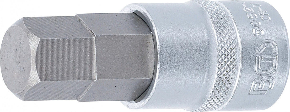 BIT SOCKET | 12.5 MM (1/2") | INTERNAL HEXAGON 18 MM (5052-18)