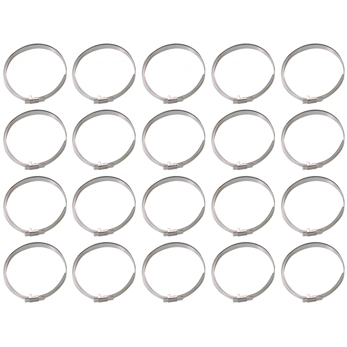 CLAMPS FOR CV JOINT BOOTS, HOSES, ETC. 280 MM, 20 PCS. (8624)