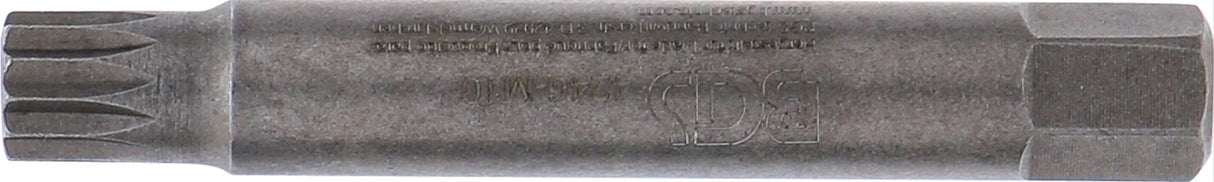 BIT | LENGTH 75 MM | 10 MM (3/8") DRIVE | SPLINE (FOR XZN) M10 (4246-M10)