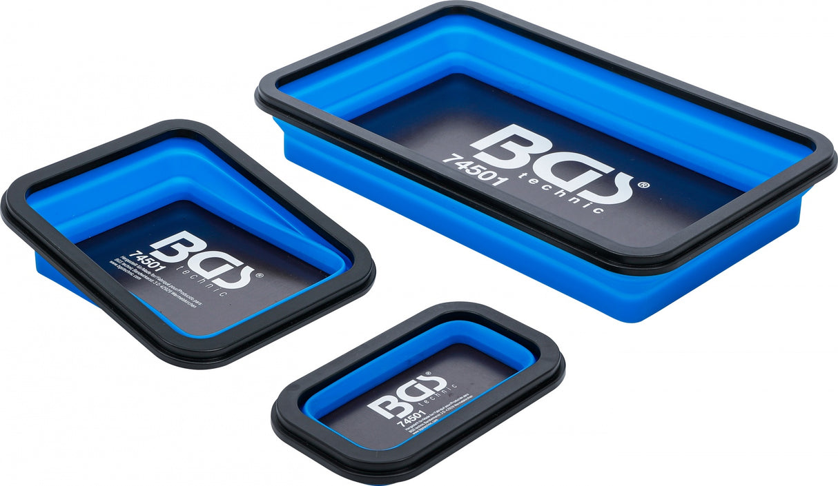 MAGNETIC SHELL SET | SILICONE | FOLDABLE | 3 PCS. (74501B)