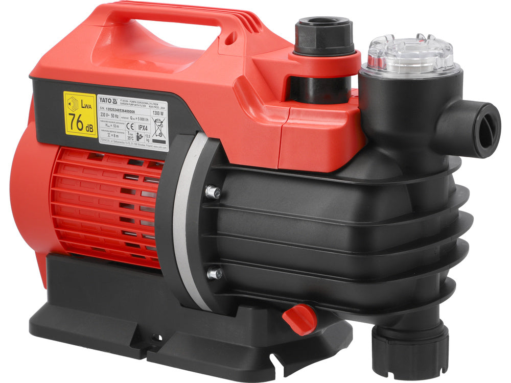 GARDEN PUMP WITH FILTER 1300W (YT-85364)