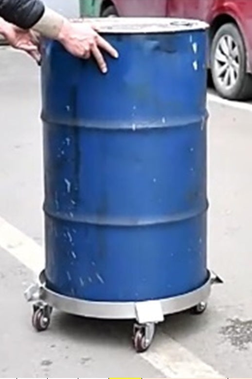 DRUM TROLLEY | STAINLESS STEEL | UP TO 300 KG (SK300S)