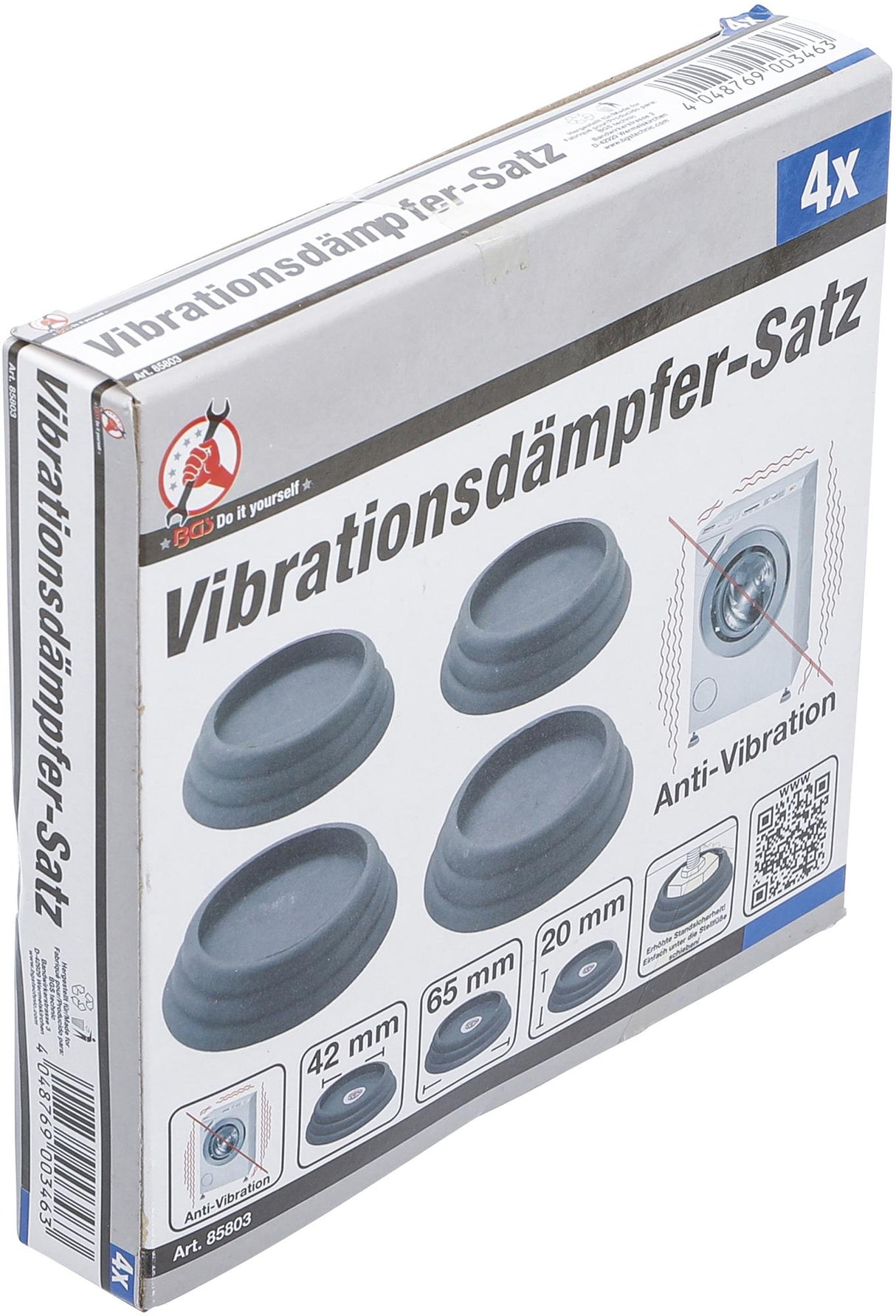 VIBRATION ABSORBER KIT | Ø 65 X 20 MM | 4 PCS. (85803)