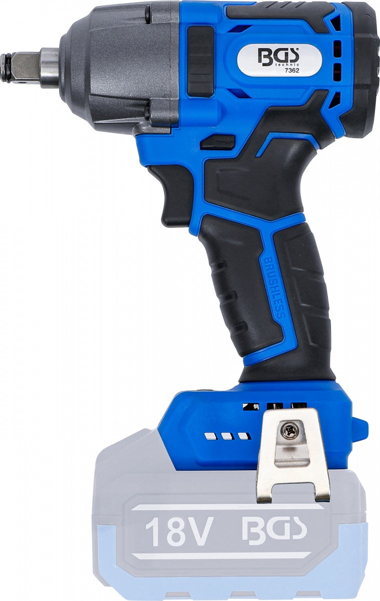 CORDLESS IMPACT WRENCH SET | BRUSHLESS | 400 NM | 18 V | WITH RECHARGEABLE BATTERY AND QUICK CHARGER (7392)