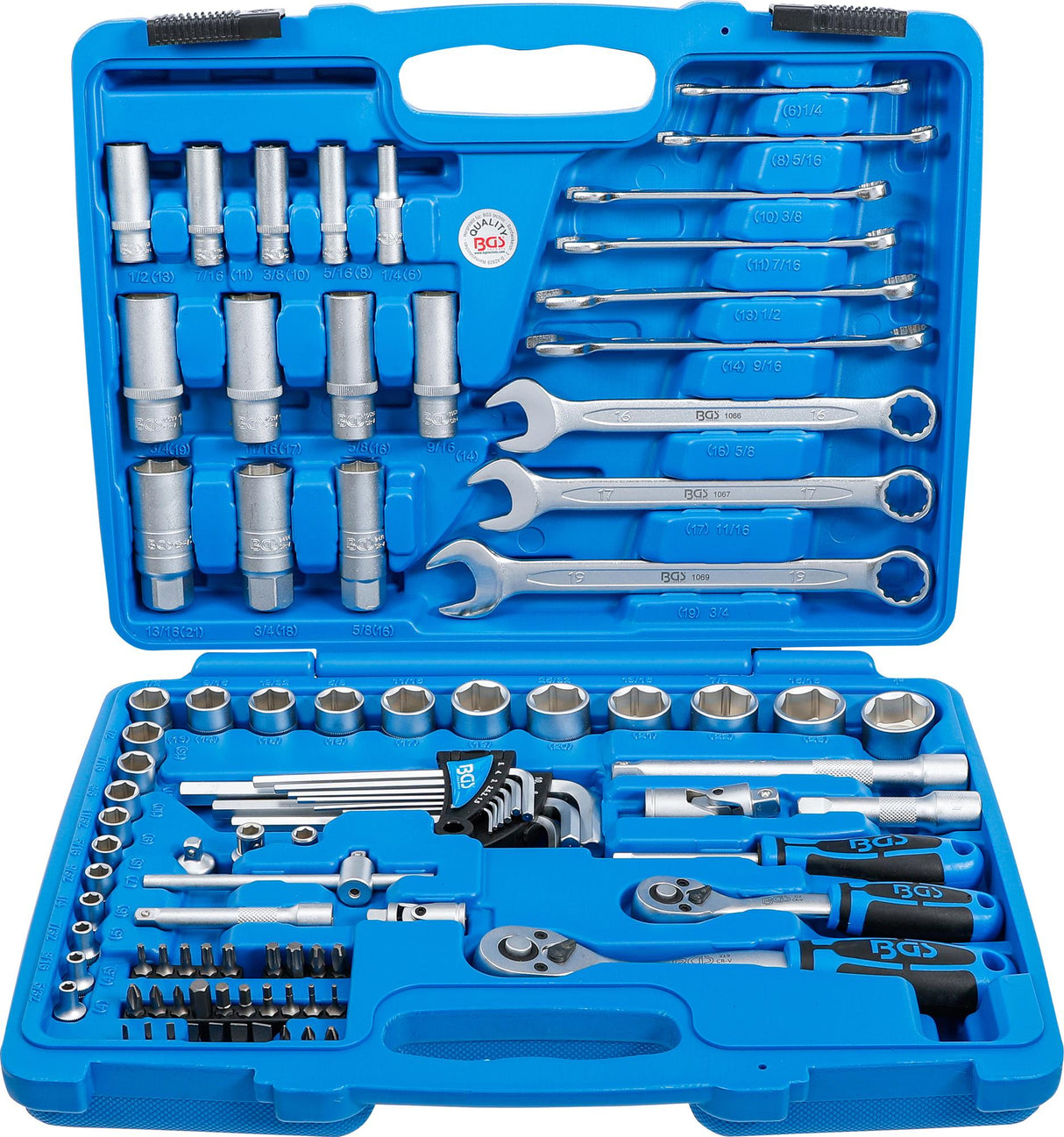 SOCKET SET | 6.3 MM (1/4") / 10 MM (3/8") DRIVE | 92 PCS. (2289)