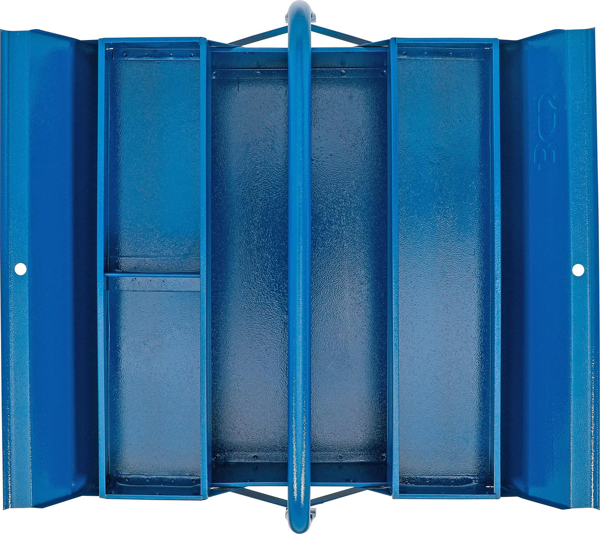METAL TOOL BOX | EMPTY | 420 X 200 X 150 MM | 3 COMPARTMENTS (33001)