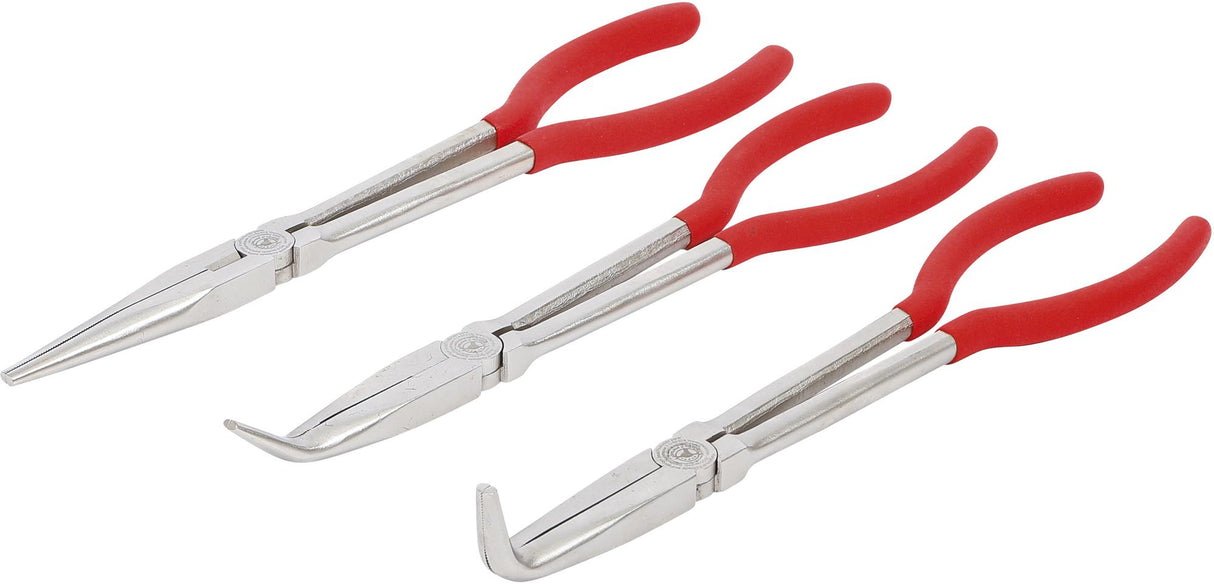 LONG NOSE PLIERS SET | STRAIGHT / BENT | 260 - 285 MM | 3 PCS. (415)