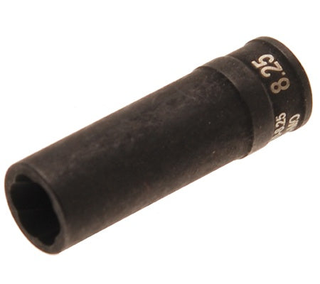TWIST OFF SOCKET FOR GLOW PLUG ELECTRODE | 6.3 MM (1/4") DRIVE | 8.25 MM (5290-8.25)