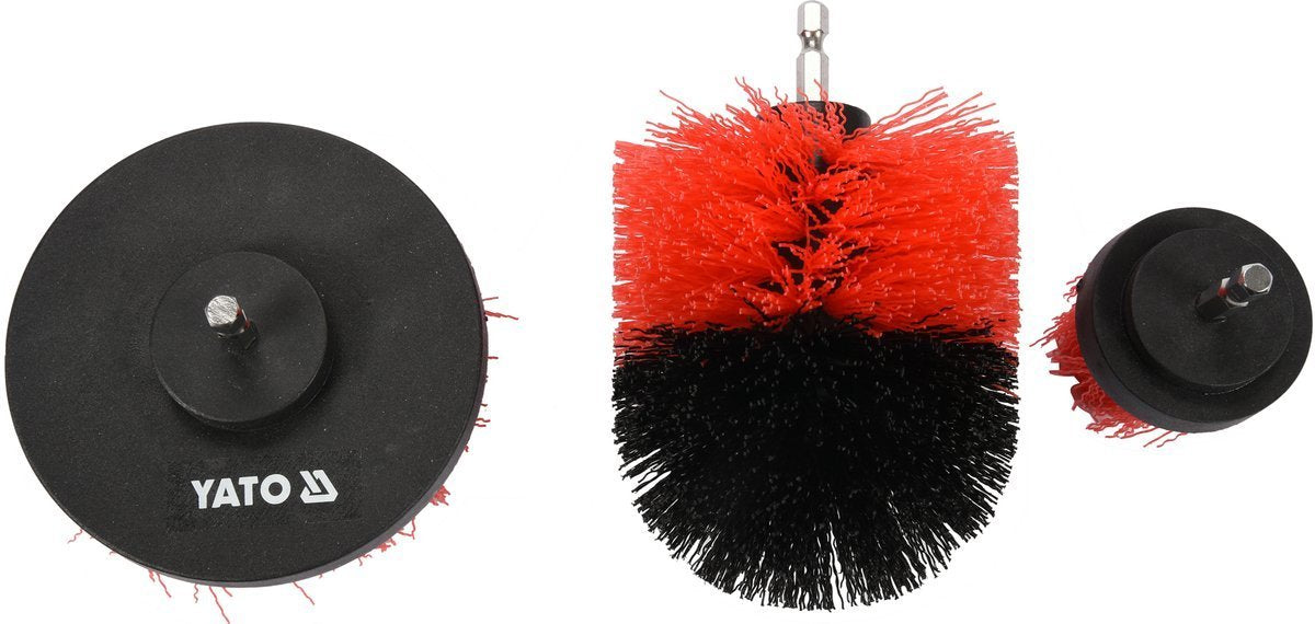 3PCS SCRUBBING BRUSH HEX SHANK (YT-47553)