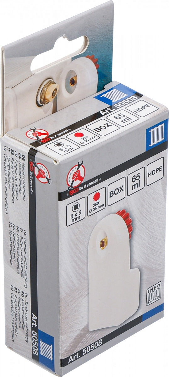 RADIATOR BLEEDER | WITH 65 ML COLLECTION CONTAINER (50508)