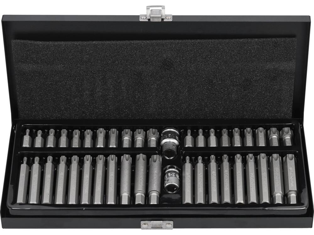 SCREWDRIVER BIT SET TORX SE.& RIBE 42PCS (YT-0420)