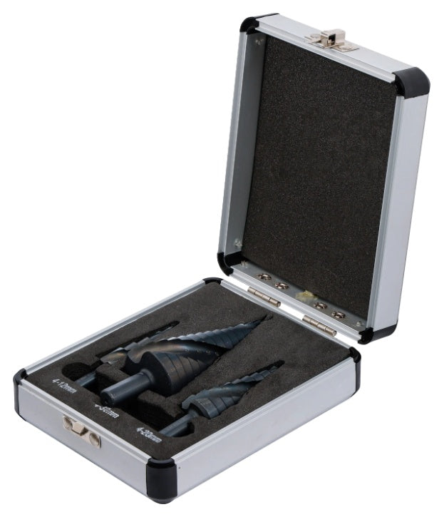 STEP DRILL BIT SET | HSS-STEEL (4241) | Ø 4 - 32 MM | 3 PCS. (91945)