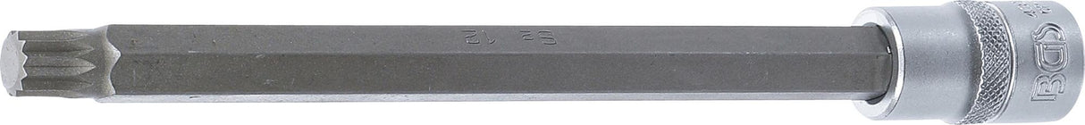 BIT SOCKET | LENGTH 200 MM | 12.5 MM (1/2") DRIVE | SPLINE (FOR XZN) | M12 (4336)
