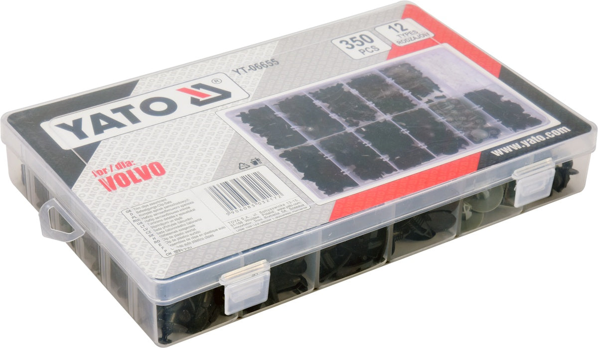 TRIM CLIPS ASSORTMENT VOLVO 350 PCS (YT-06655)