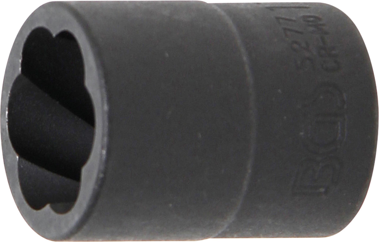 TWIST SOCKET (SPIRAL PROFILE) / SCREW EXTRACTOR | 10 MM (3/8") DRIVE | 17 MM (5277)