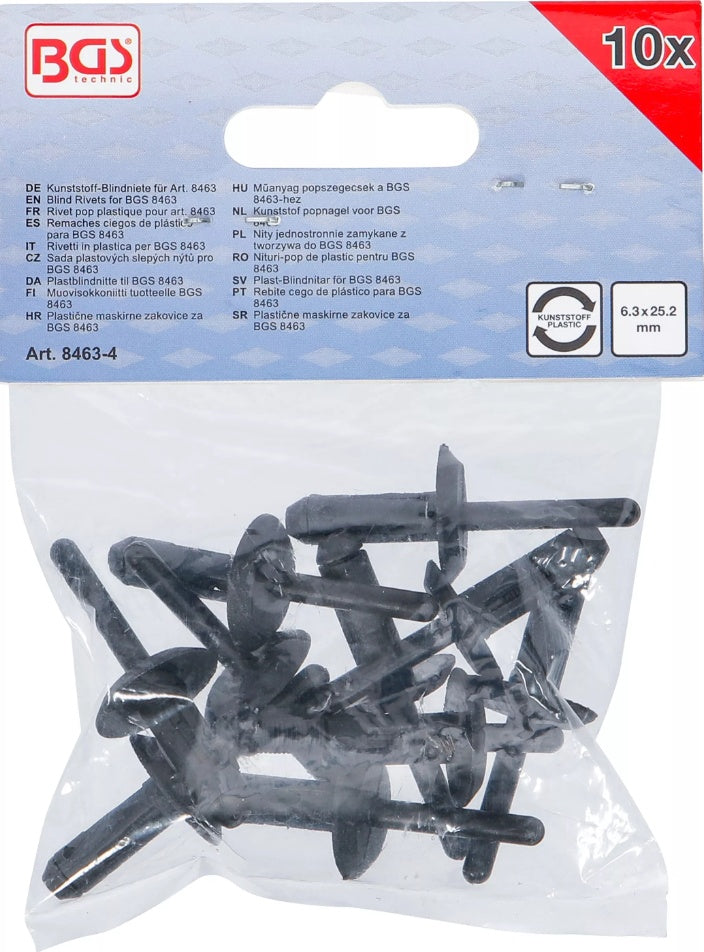BLIND RIVETS FOR BGS 8463 | 6.3 X 25.2 MM | 10 PCS. (8463-4)