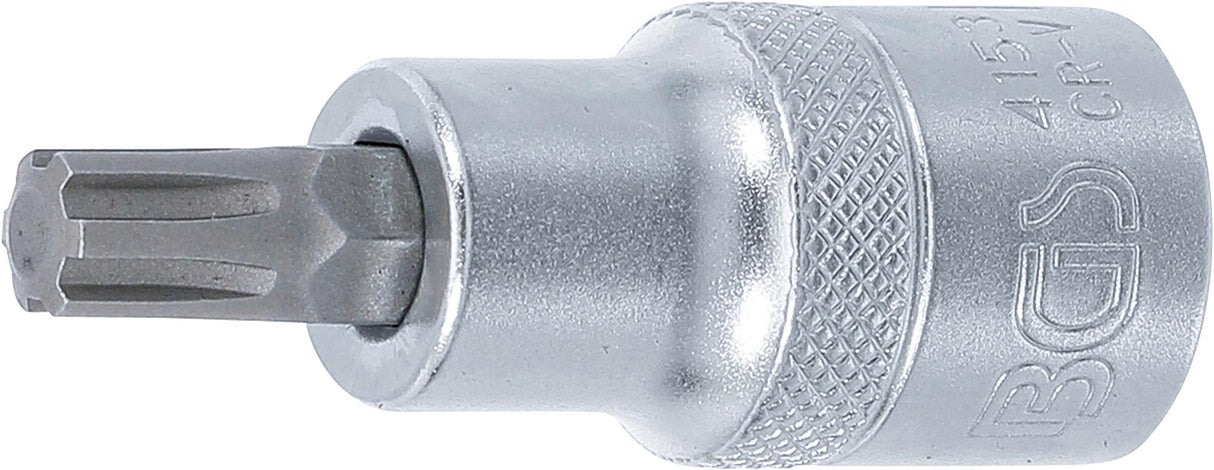 BIT SOCKET | 12.5 MM (1/2") DRIVE | SPLINE (FOR RIBE) M8 (4153)