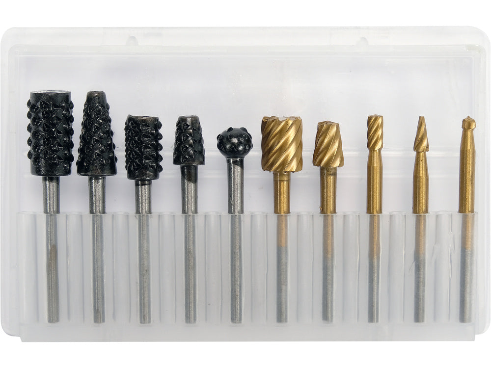 10PCS SET OF ROTARY FILES FOR MINI GRIND (YT-61730)