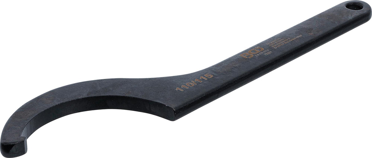 HOOK WRENCH WITH NOSE | 110 - 115 MM (73221)