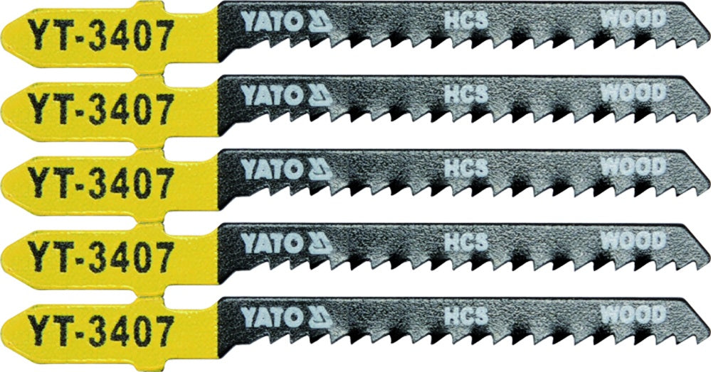 JIG SAW BLADE FOR WOOD TYPE T 13TPI 5PCS (YT-3407)