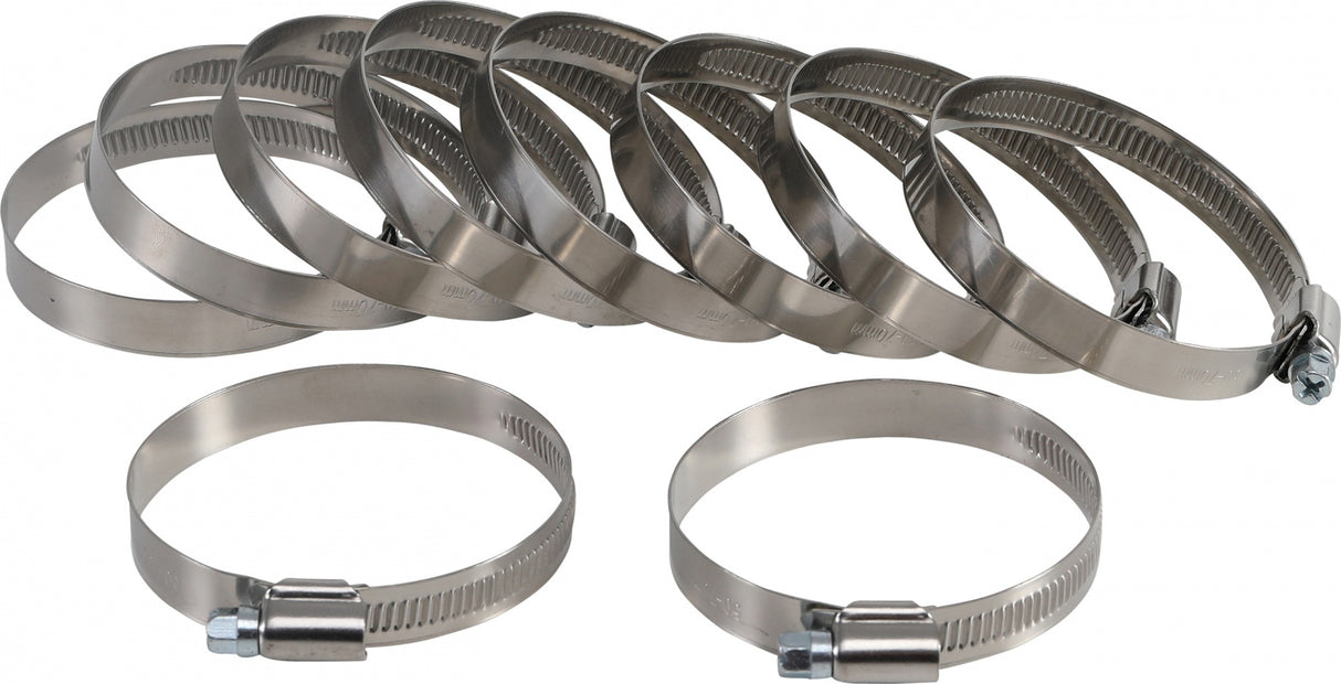HOSE CLAMPS | STAINLESS | 50 X 70 MM | 10 PCS. (8095-50X70)