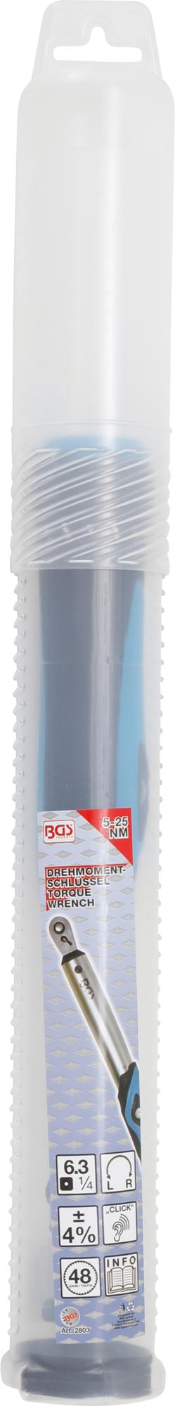 TORQUE WRENCH | 6.3 MM (1/4") | 5 - 25 NM (2803)