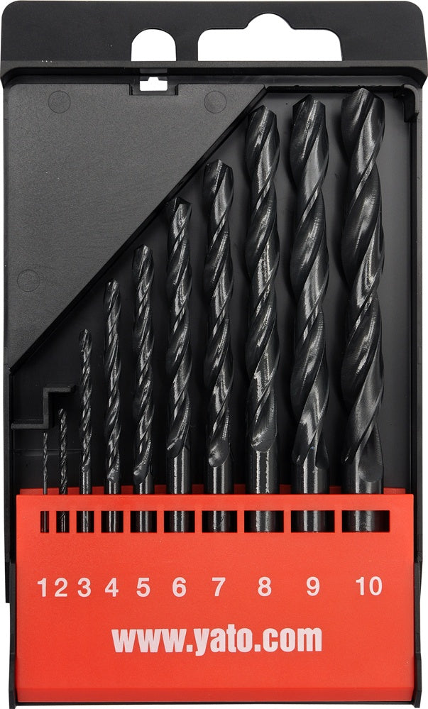 TWIST DRILL BIT SET 10PCS (YT-4461)