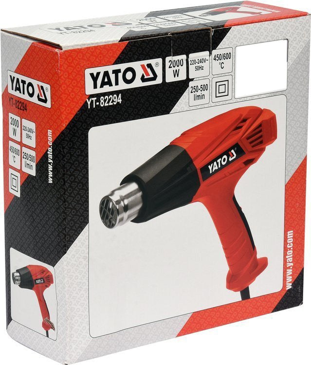 HEAT GUN 2000W 450-600C 2-SPEED (YT-82294)