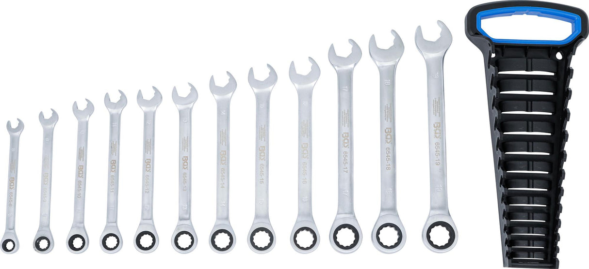 OPEN END RATCHET AND RATCHET RING WRENCH SET | 8 - 19 MM | 12 PCS. (6545)