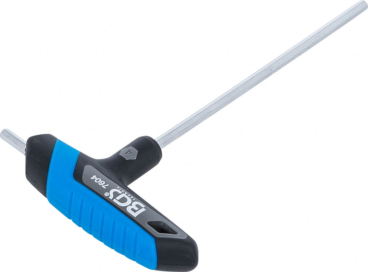 SCREWDRIVER WITH T-HANDLE | INTERNAL HEXAGON | 4 MM (7604)